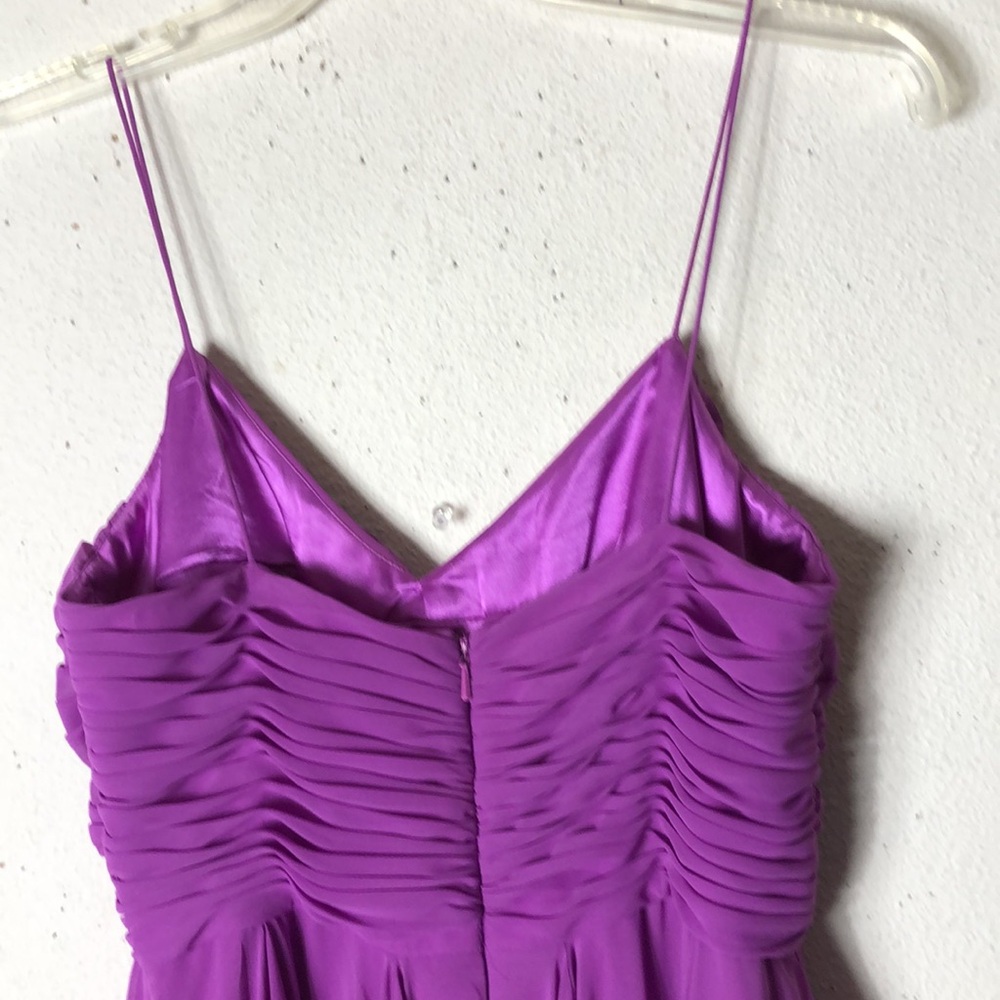 Aidan Mattox Pink multi layer Ruffled Cocktail Mini Dress - Picture 8 of 9